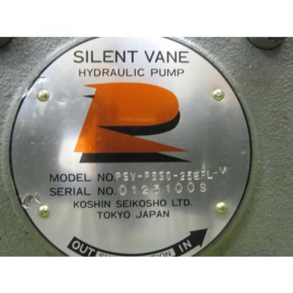 NEW KOSHIN RACINE SILENT VANE # PSVPSS025ERLV Pump #4 image