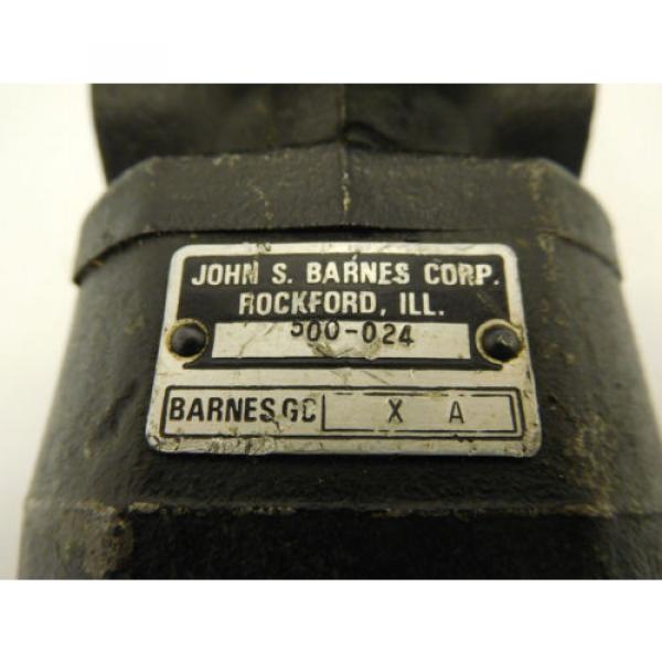 Barnes 500024 Hydraulic  Pump #2 image