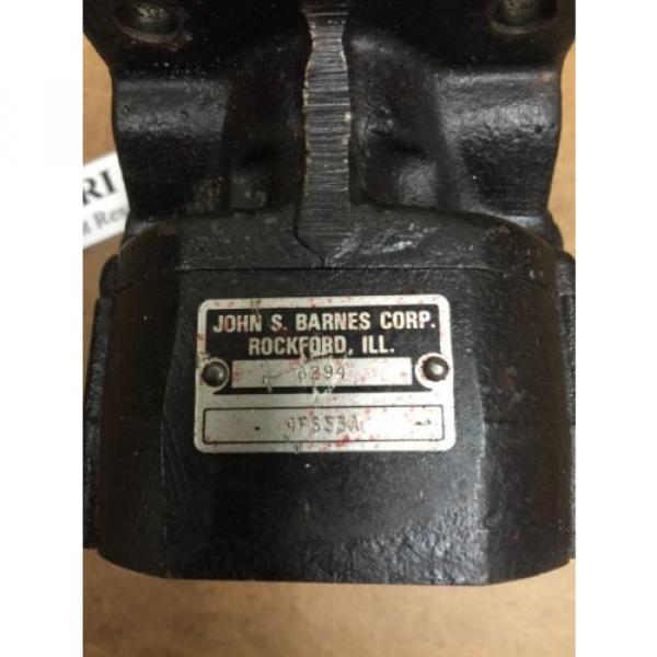 John S. Barnes Corp. 6294 Hydraulic Gear . 4F653A. Loc 33A Pump #3 image