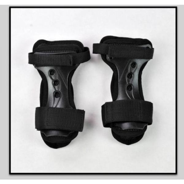 Skating Board Roller Wrist Guard Support Protector Gear Warp Glove Black L #3 image