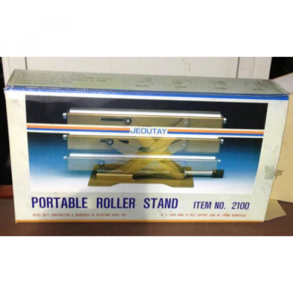 NEW PORTABLE ROLLER STAND TABLETOP JACK TYPE WOODWORK WORK SUPPORT ADJUSTABLE #1 image
