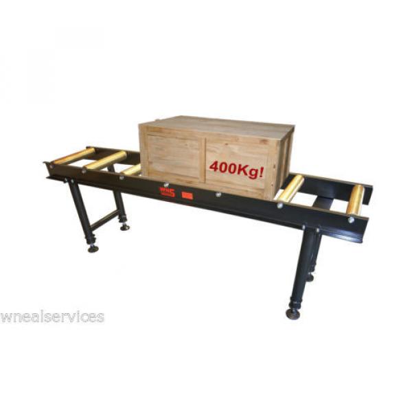 WNS Roller Table 2000mm x 450mm 400Kg 7 Rollers Saw Support Adjustable Height #2 image