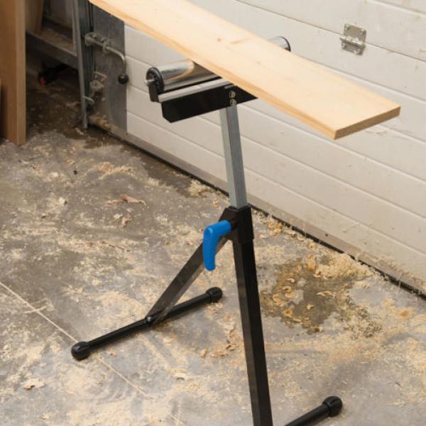 ROLLER WORK STAND ADJUSTABLE - SUPPORTS UP TO 60KG TIMBER WOOD PIPES #2 image