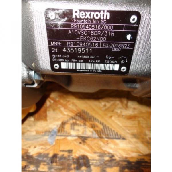 Rexroth Close Coupled /Motor Variable Volume; R978837583; R910940516 Pump #2 image