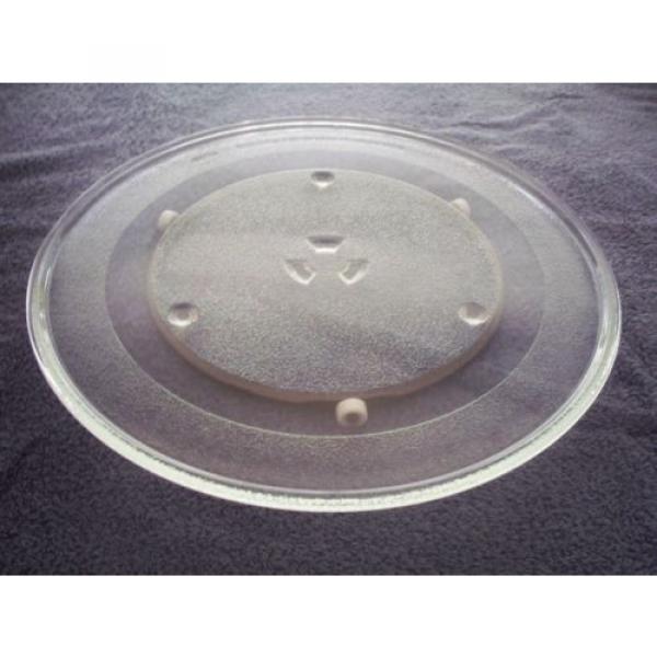 GE Microwave 13.5 inch Glass Turntable Plate and 8 1/2 inch Roller Support Ring #4 image