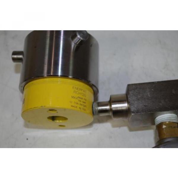 ENERPAC HYDRAULIC CYLINDER  RCH120 10,000PSI  12TON CYLINDER  CODE: HC20 Pump #5 image