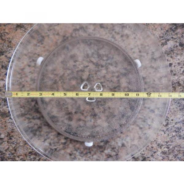Microwave Glass Turntable Tray and Roller Support Ring 14 1/8&#034; LG LMV1813ST #2 image