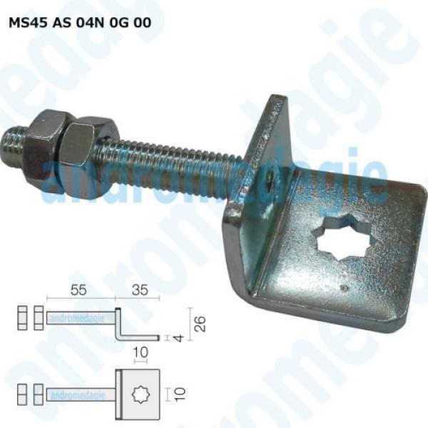 SUPPORT BRACKET ADJUSTABLE SCREW GALVANIZED Showin accessories roller shutters #1 image