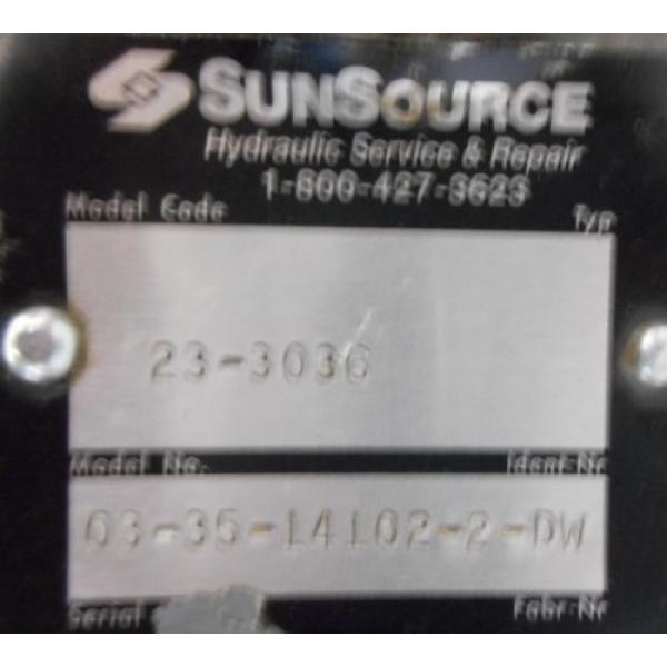 SAUER SUNDSTRAND HYDROLIC MOTOR, 233036, 5000 PSI RELIEF, 14 SPLINE SHAFT Pump #2 image