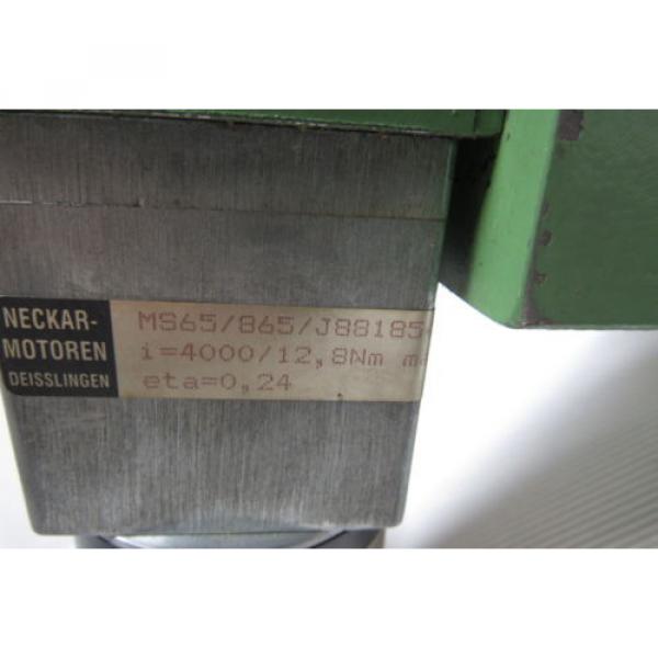 Neckar Motoren D644/865/J881854 Motor w/ Gearbox Reducer w/ Right angle Gearbox Pump #4 image