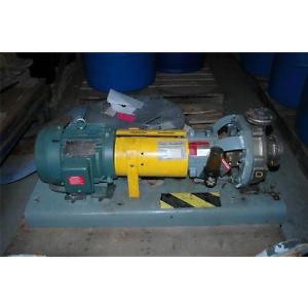 FlowServe Flow Serve Durco MK3 1x1.5&#034; &amp; 3 HP Reliance Motor 230/460 V Pump #1 image