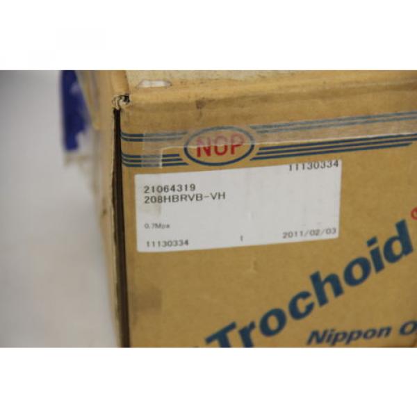 Nippon TOP208HBR Trochoid , Port Size 1/2 BSPT, w/ Relief Valve 2VBH Pump #3 image