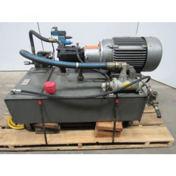 VICKERS T50PVE Hydraulic Power Unit 25HP 2000PSI 33GPM 70 Gal. Tank Pump #1 image