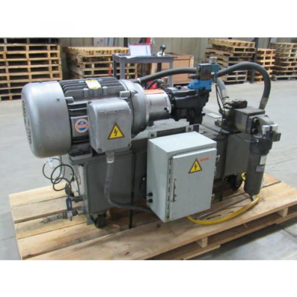 VICKERS T50PVE Hydraulic Power Unit 25HP 2000PSI 33GPM 70 Gal. Tank Pump #4 image