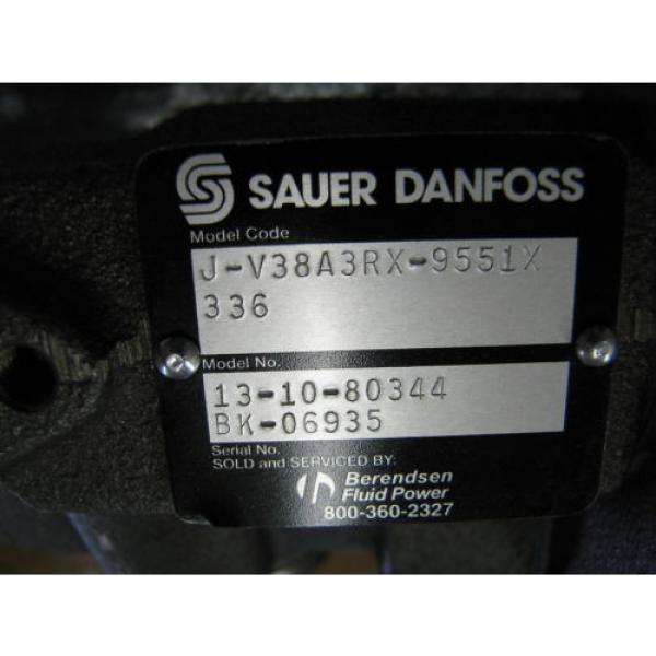 Sauer Danfoss V38 JV38A3RX9551X 335 Axial Piston  Pump #4 image
