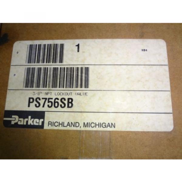 NIB Parker Schrader Bellows 3/8&#034; NPT Modular Lockout Valve PS756SB Pump #2 image