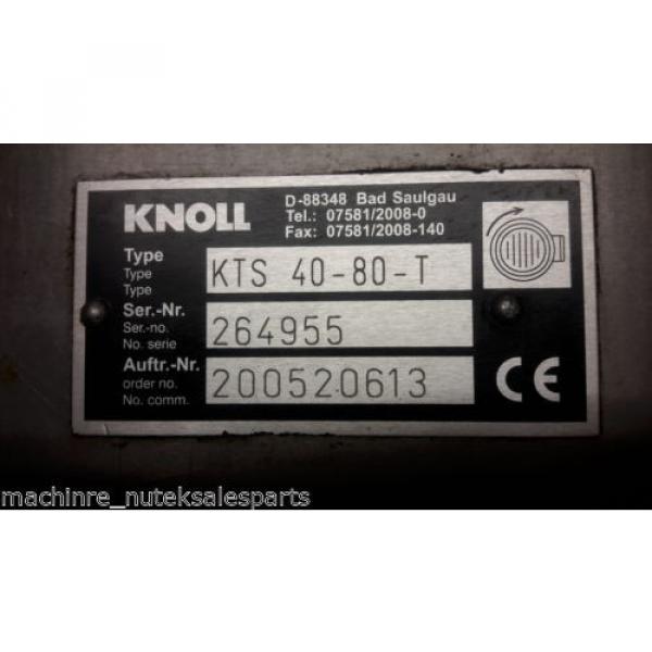 Knoll Coolant Type: KTS 4080T_KTS4080T_Order Number: 200520613 Pump #5 image