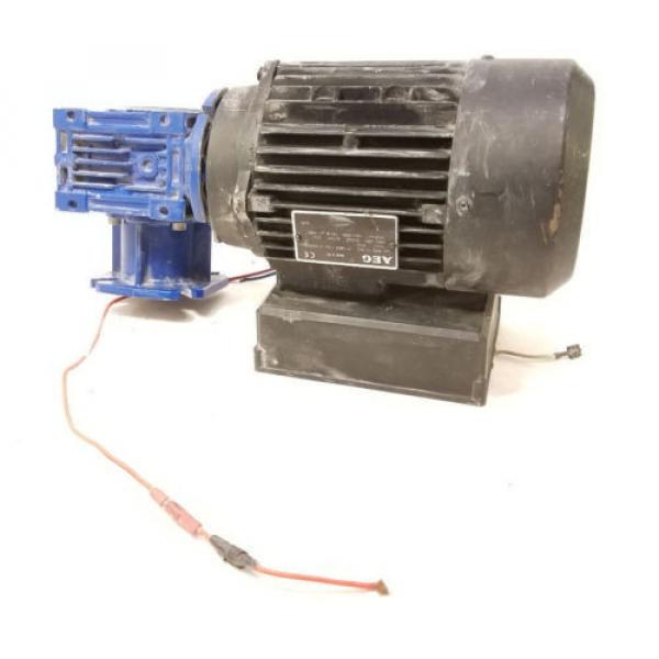 AEG AMME7IZBA2 60Hz 110v 0.55kW 0.75HP 8.5A Motor w/ Gear Box Pump #1 image