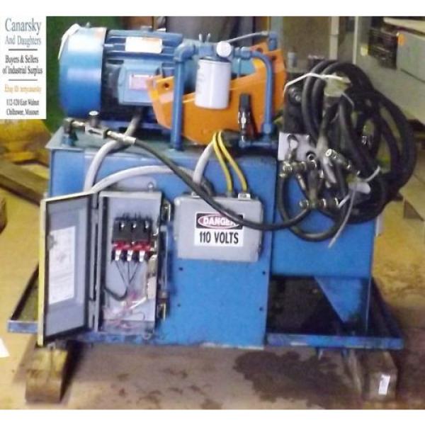 1 USED HYDRAULIC POWER PACK 10 HP MOTOR NACHI ***MAKE OFFER*** Pump #1 image