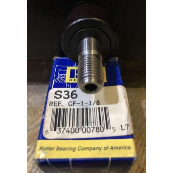 S36 RBC Bearings S-36 CF-1-1/8 Cam Follower #4 image