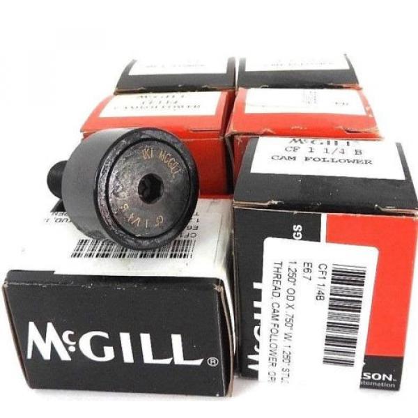 LOT OF 6 NIB MCGILL CF-1-1/4-B CAM FOLLOWERS CF114B #2 image