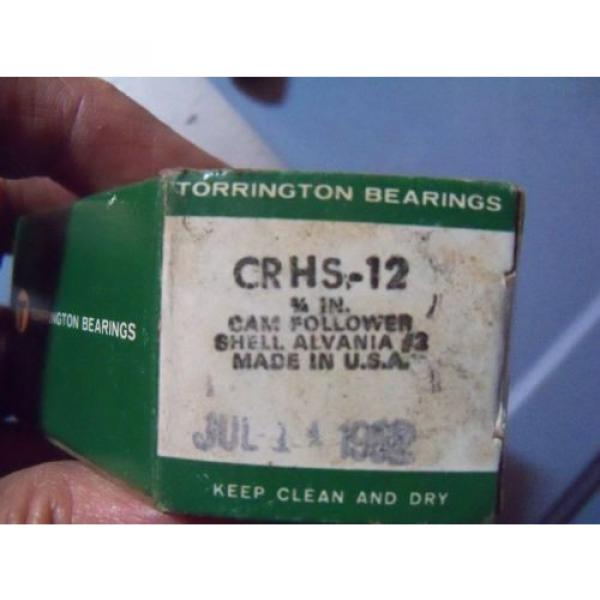 Torrington Stud Cam Follower Bearing CRHS-12 3/4&#034; #2 image