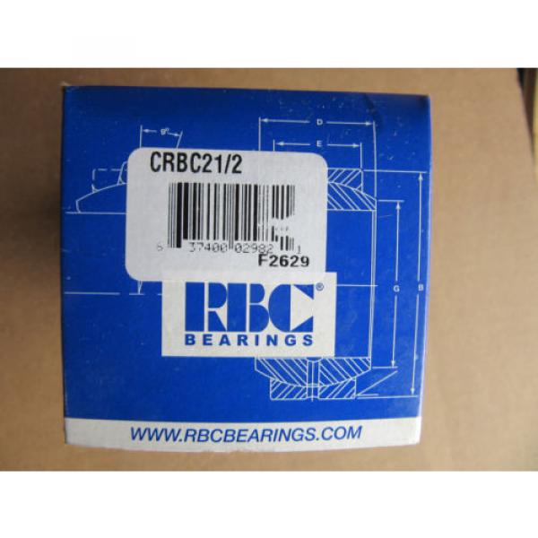 RBC Bearings CRBC21/2 Cam Follower CRBC2-1/2 NEW!!! in Box Free Shipping #1 image