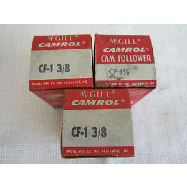 MCGILL CF-1 3/8 CAM FOLLOWER (LOT OF 3) #1 image