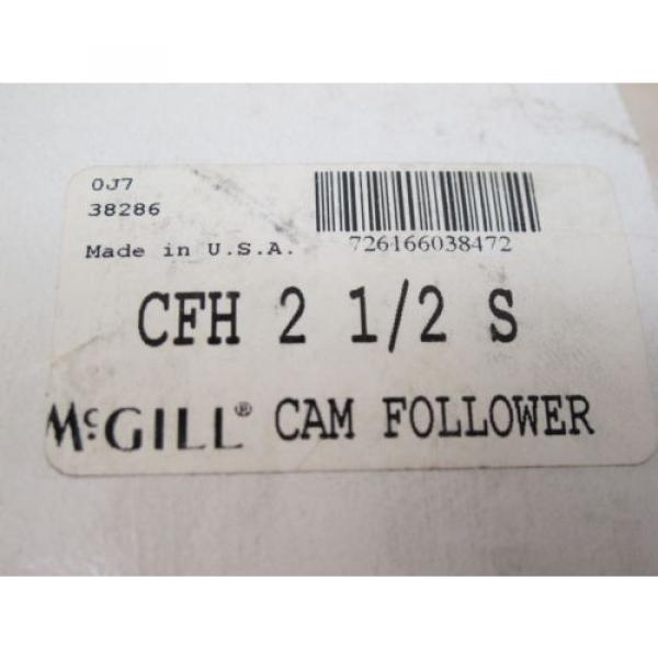 2 pcs.,  McGILL,  CFH 2 1/2 S,  CAM FOLLOWERS,  2 1/2&#034; STUD TYPE #5 image