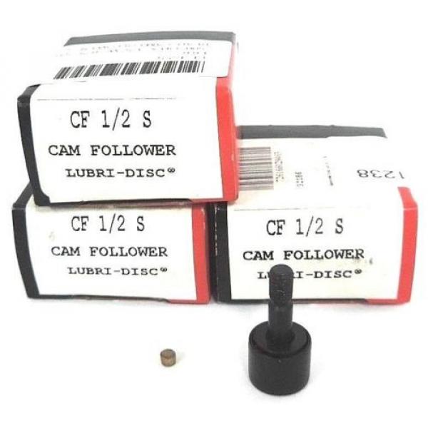 LOT OF 3 NIB MCGILL CF12S CAM FOLLOWERS 1/2IN, CF-12-S #1 image