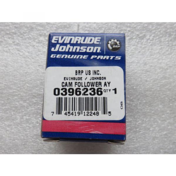 H1C New OMC Johnson Evinrude 0396236 Cam Follower Roller OEM Factory Outboard #5 image