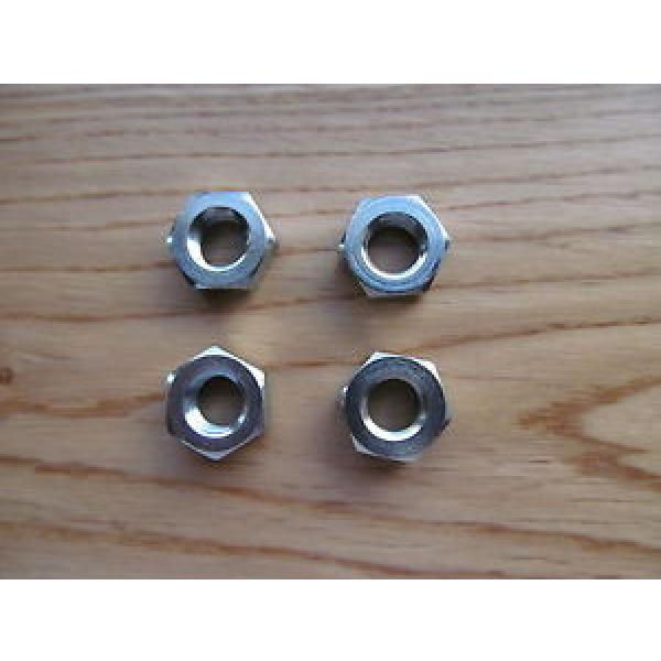 14-0402 TRIUMPH T140 ROCKER TAPPET CAM FOLLOWER ADJUSTER SCREW LOCK NUT UNF (x4) #1 image