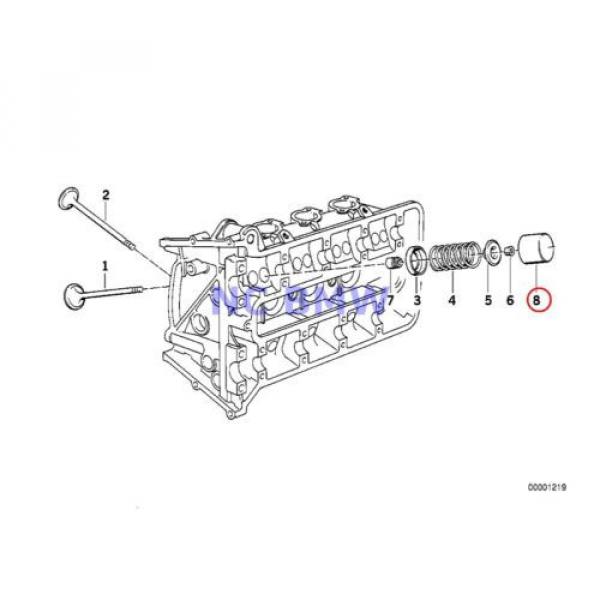 2 X BMW Genuine Motorcycle Timing Gear Cam Follower 2.60MM 89V1 89V2 89V3 K41 #1 image