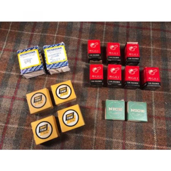 McGill Camrol CF-7/8-S Cam Follower Roller Bearings New Lot of 7 MRC TRW Lot #1 image