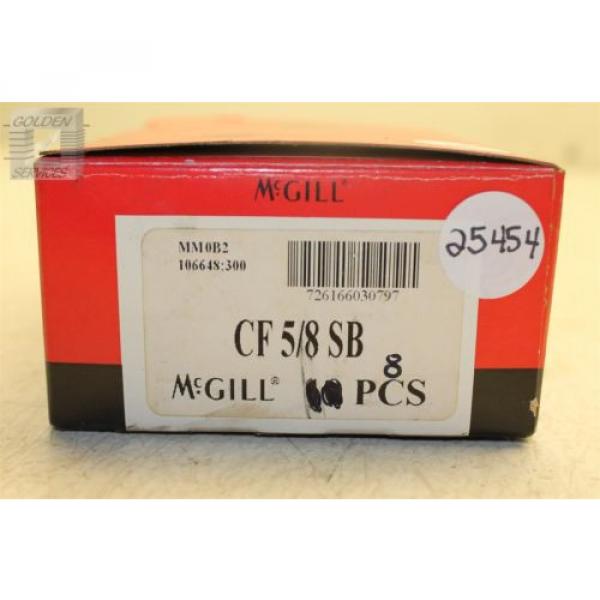 McGill CF 5/8 SF Cam Follower Bearing 5/8&#034; 8 Pieces #2 image