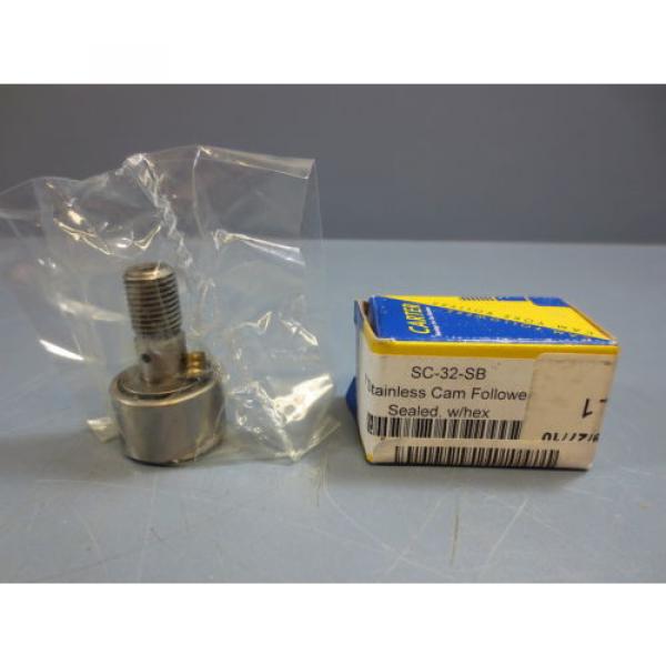 1 Nib Carter SC-32-SB Cam Follower Bearing OD 1.000&#034; .625&#034; Width Stud D 0.500&#039; #1 image