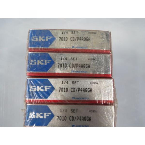 SKF 7010CD P4AQGA Set of 4 Super Precision Bearings #1 image