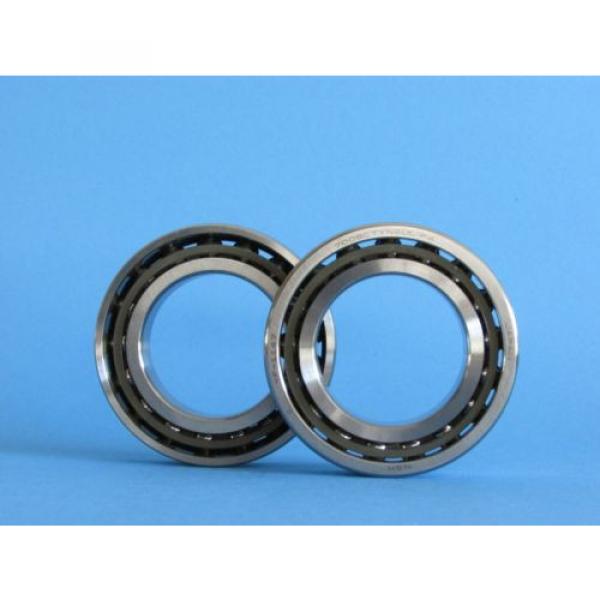 NSK7008CTYNSUL P4 ABEC-7 Super Precision Angular Contact Bearing. Matched Pair #2 image