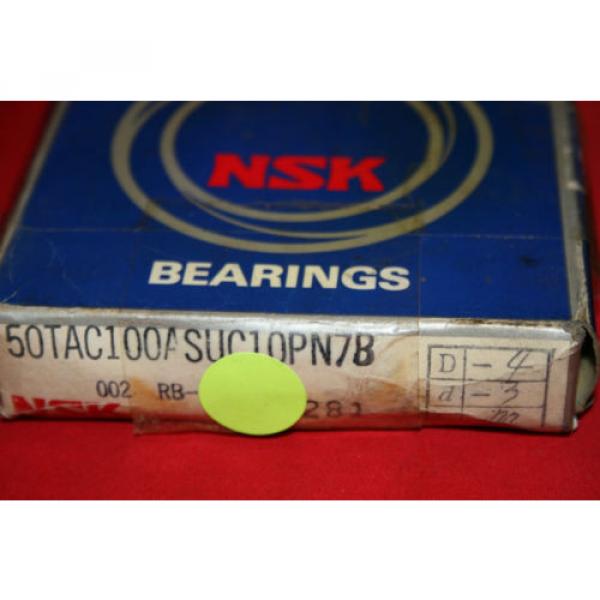 NEW NSK Super Precision Ball Screw Bearing 50TAC100ASUC10PN7B  - BNIB (open pkg) #1 image