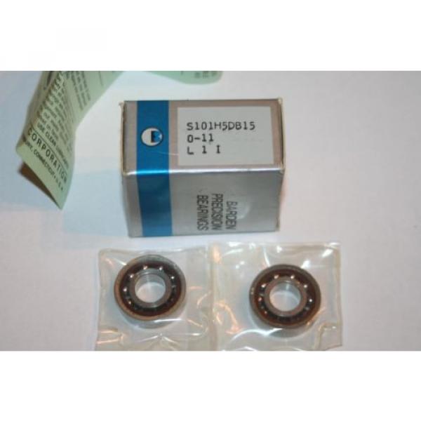 NEW Barden S101H.5DB15 Super Precision Angular Contact Bearings (Set of 2) #3 image