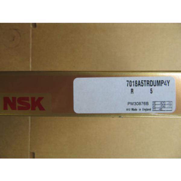 NSK 7018A5TRDUMP4Y Super Precision Bearing NEW!!! in Original Factory Packaging #2 image