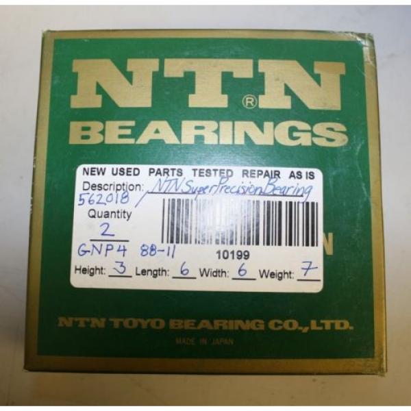 NTN Super Precision Bearing 562018/GNP4 #1 image