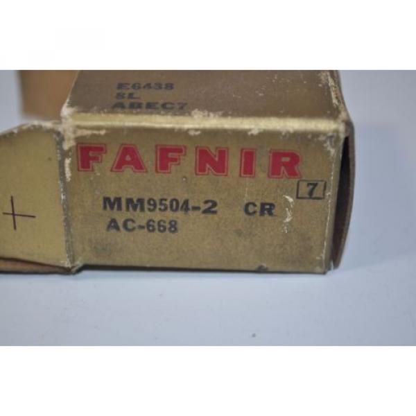 Fafnir Super Precision Angular Contact Ball Bearing MM9504-2 CR AC-668 ABEC7 #4 image