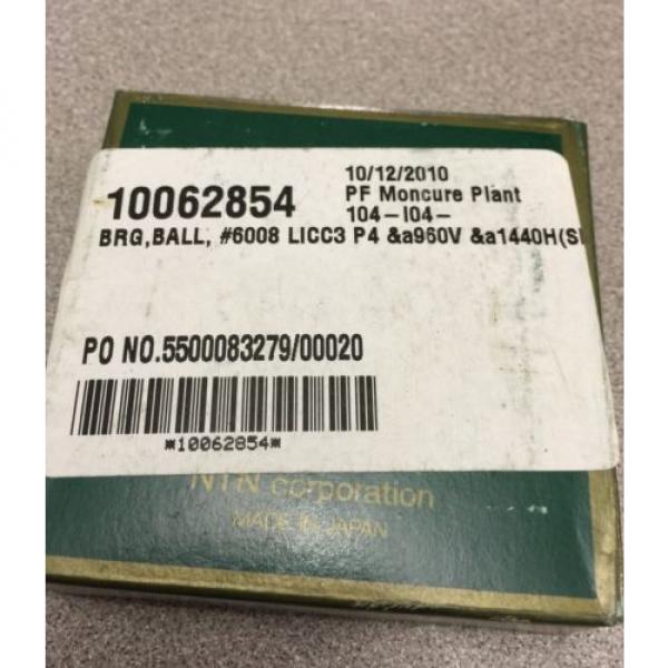 NEW IN BOX NTN SUPER PRECISION BALL BEARING 6008L1CC3P4 #5 image