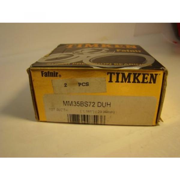 FAFNIR MM35BS72 QUH SUPER PRECISION BEARING/ NSK 35TAC72BSUC10PN7B #1 image