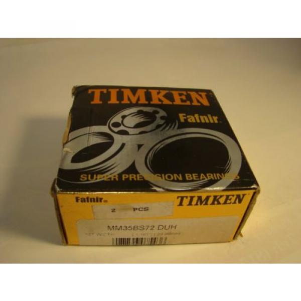 FAFNIR MM35BS72 QUH SUPER PRECISION BEARING/ NSK 35TAC72BSUC10PN7B #2 image