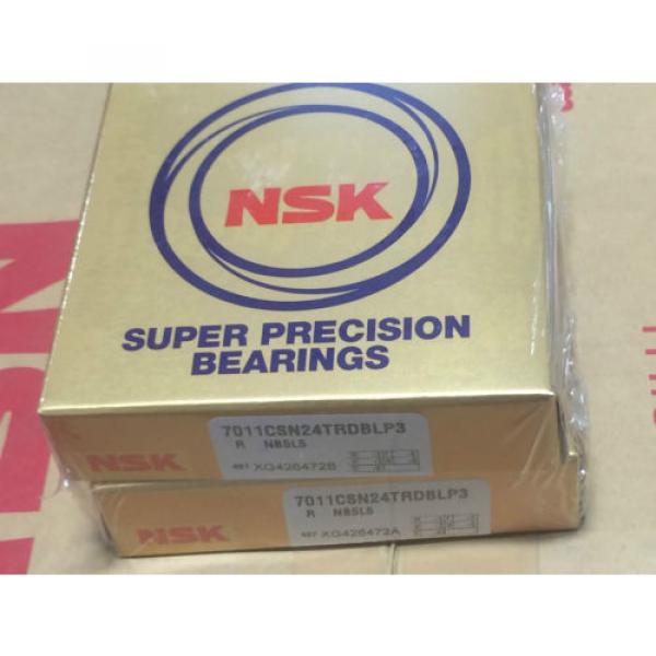 NSK 7011CSN24TRDBLP3 SUPER PRECISION BEARING with CERAMIC BALLS.SET OF 2! #2 image