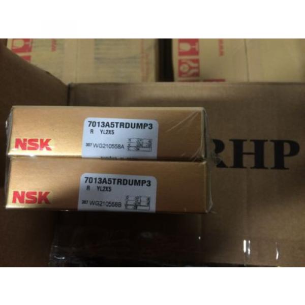 NSK 7013A5TRDUMP3  SUPER PRECISION BEARINGS   SET OF 2! #1 image