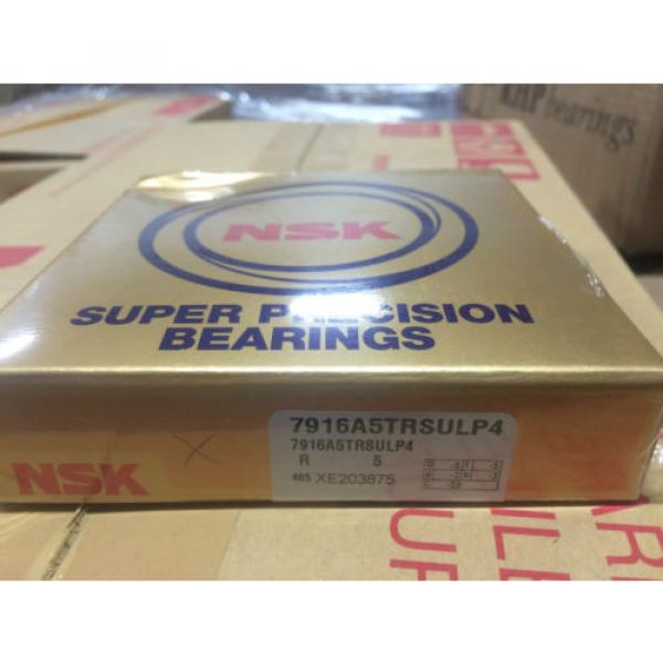 NSK 7916A5TRSULP4 ANGULARCONTACT BEARING.SUPER PRECISION #1 image