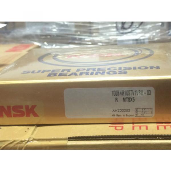 NSK 100BNR10STV1VSU-03   ANGULARCONTACT BEARING.SUPER PRECISION #1 image